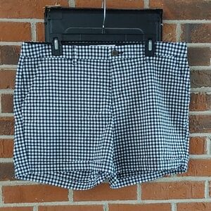 Old Navy Black and White Checked Everyday Short Size 14